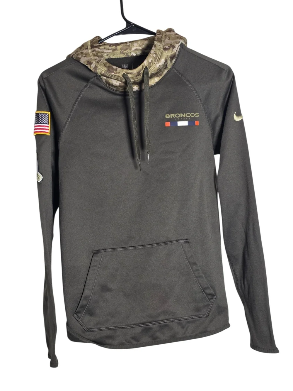 Nike NFL Denver Broncos Salute to Service Dri-FIT Hoodie XS